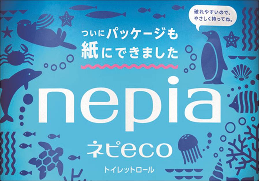 紙パッケージ『ネピア ネピ eco トイレットロール』